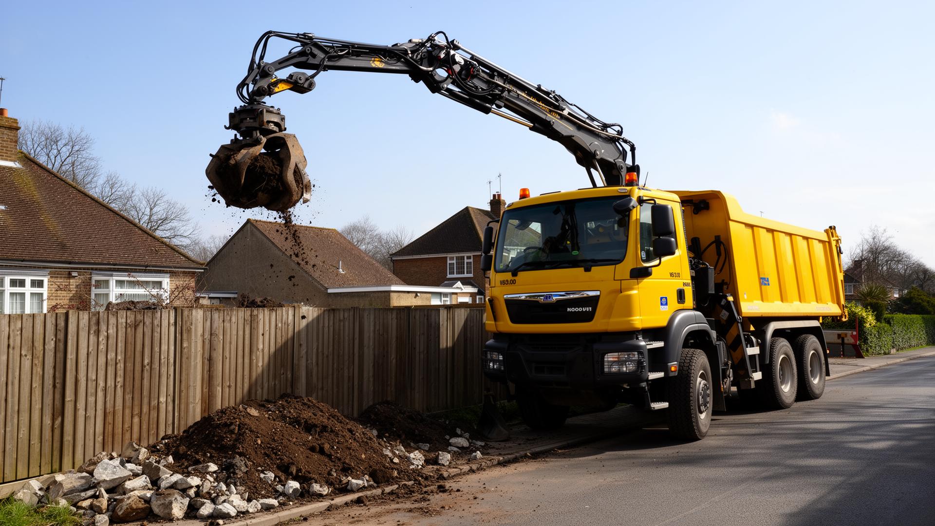 HH Muckers grab-hire lorry — local SEO and quote journey project